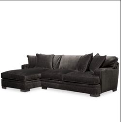 Sofa with chaise lounge