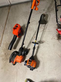 Lawnmower/ weedwacker/ blower/ electric edger/ garden cultivator