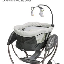 Graco DuoGlider, Rascal Swing and Rocker with One-Hand Recline Lever Baby Bassinet