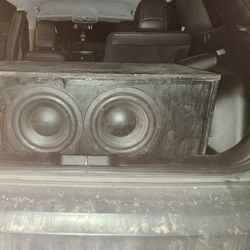 Subs & Amp In Custom Box