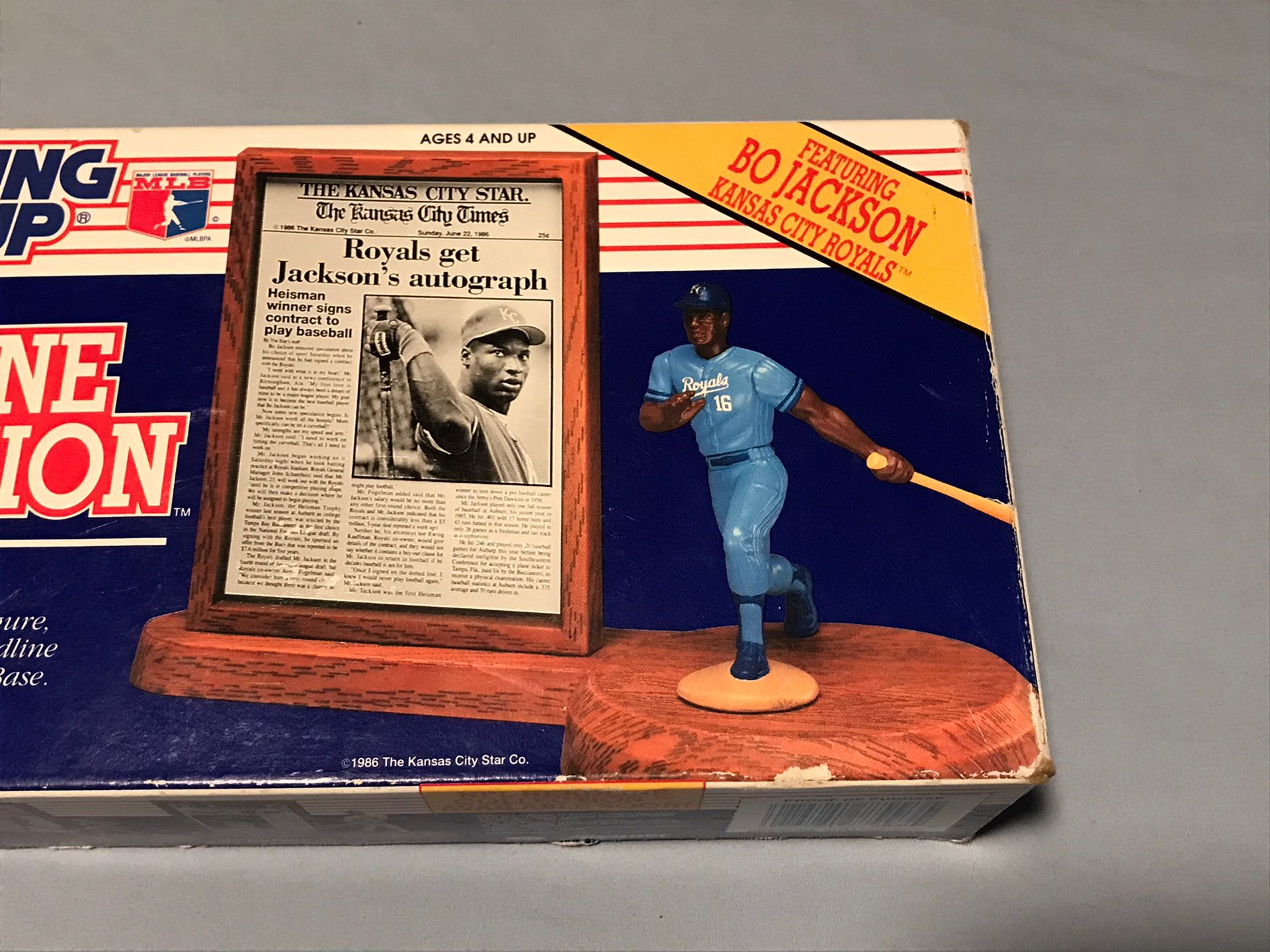 1991 Bo Jackson Starting Lineup Headline Collection Royals Baseball Figure-sports Stars Toys