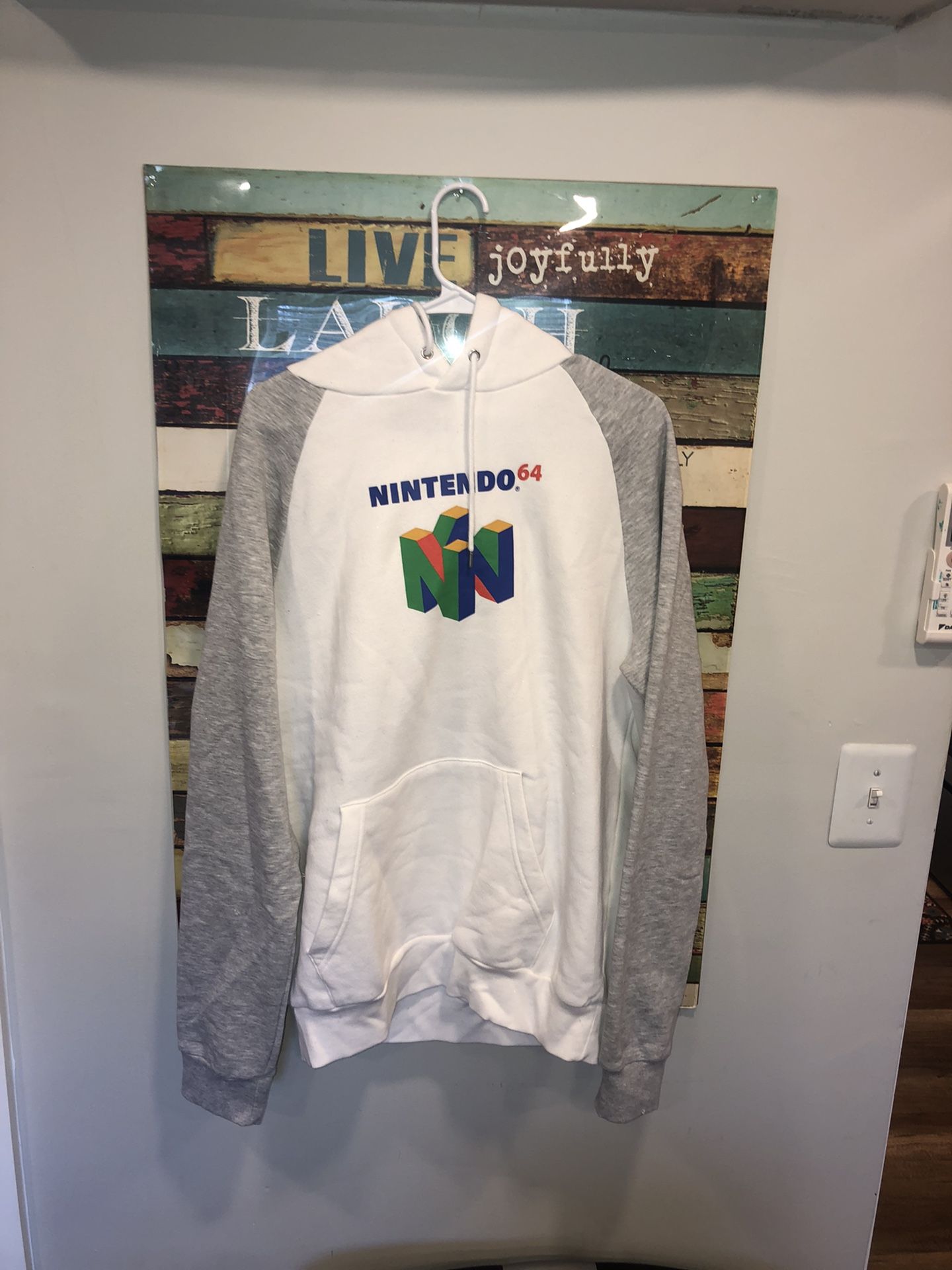 Nintendo 64 Hooded Pullover Sweatshirt  Size XL