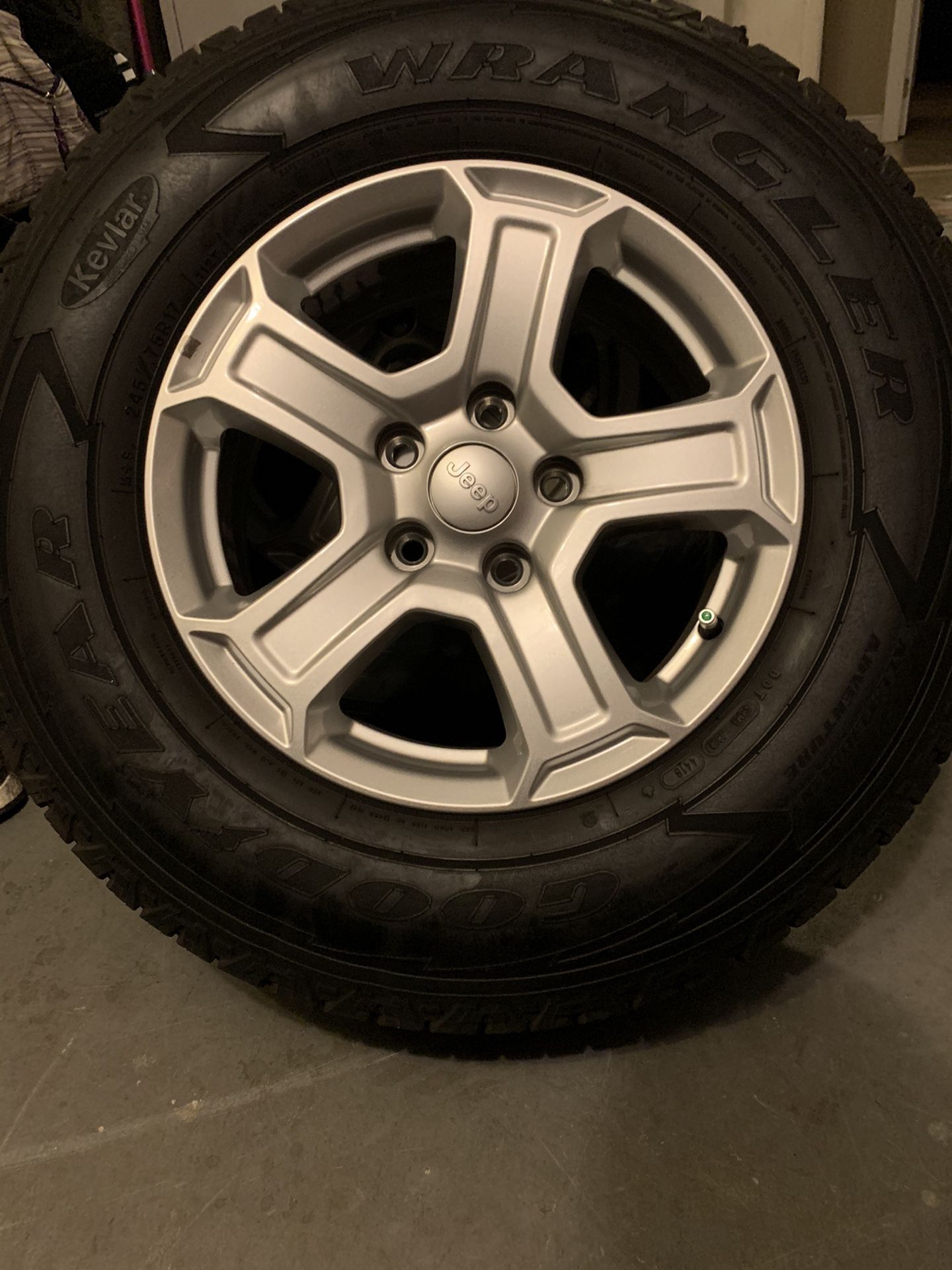 Goodyear Wranglers With Jeep Wheels