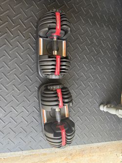 Bowflex adjustable dumbbells