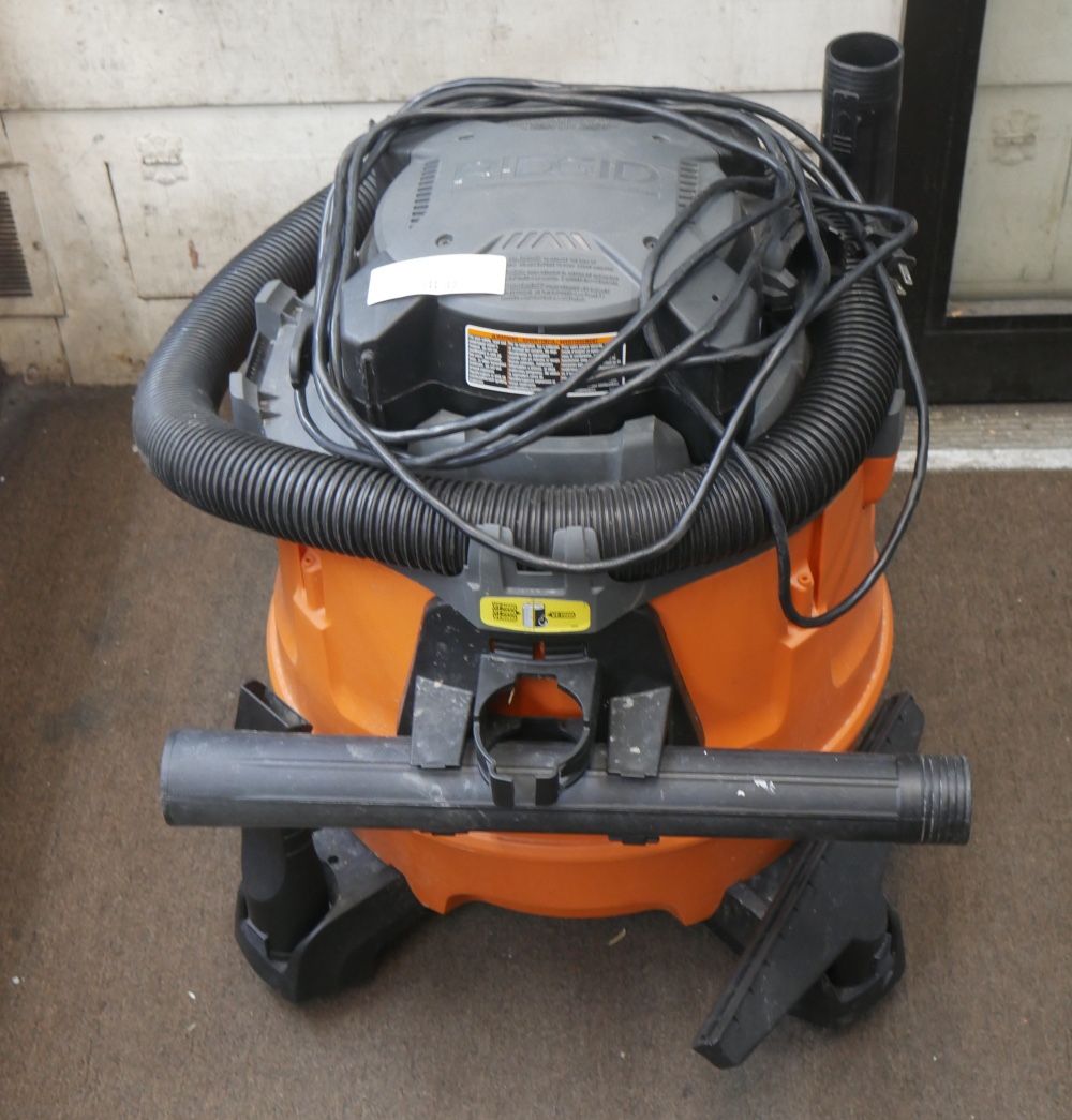 Ridgid shop VAC WET/DRY vacuum with separate attached blower HD16000 USED 878507-1