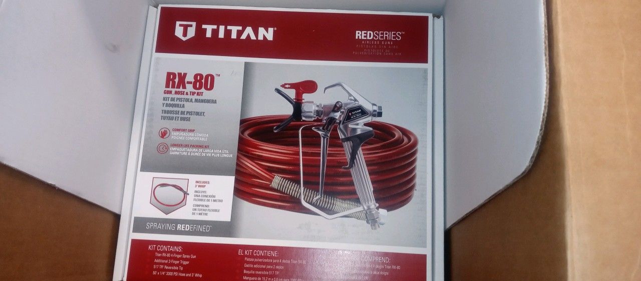 Titan Rx 80 Paint Sprayer Gun Kit