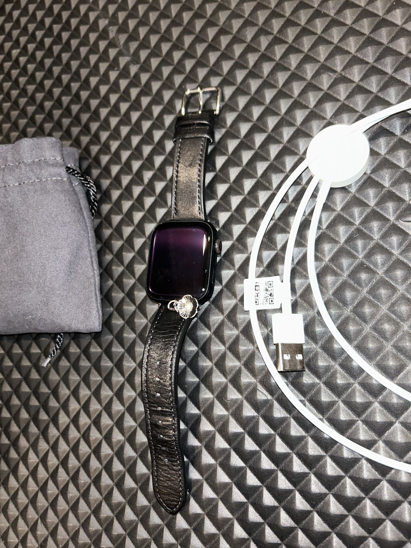 Apple Watch Series 8 With Coach Charm, Charger And More