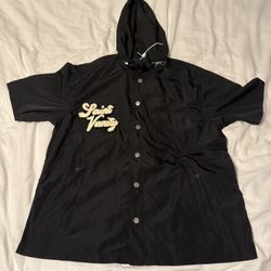 Black Zip Up Hoodie 