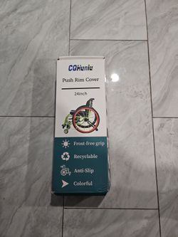Rim cover for wheelchair