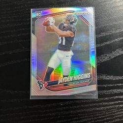 Jaden Higgins Silver Prizm 