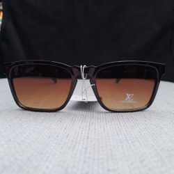 Brown Square Sunglasses 