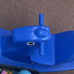 Little Tikes Blue Rocking Horse