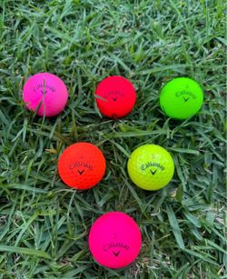 Callaway, Titleist Pro V1 and Pro V1X, Taylor made golfballs