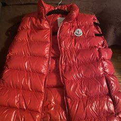 Red Moncler Vest 