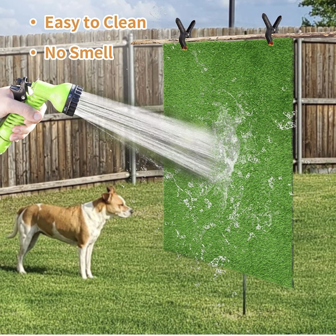 28x40 Inches Dog Pee Grass for Dogs Potty Training, Dog Potty Grass with Drainage Hole, Artificial Grass Indoor Outdoor and Easy to Clean