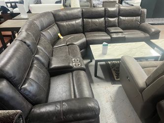 New Reclining Sectional