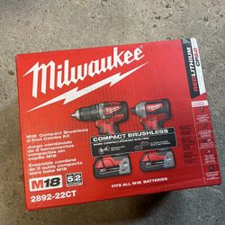 Milwuakee Brushless Drill Set Kit 