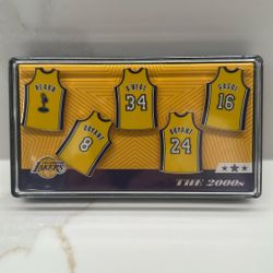 Lakers Jersey Pins Commemorative The 2000’s