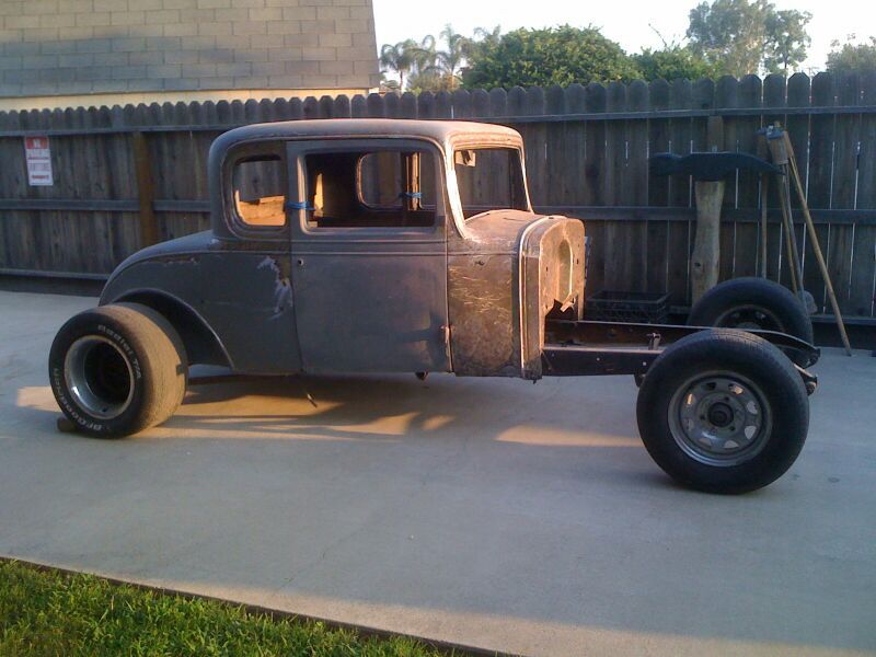 1931 Chevy rat rod project.