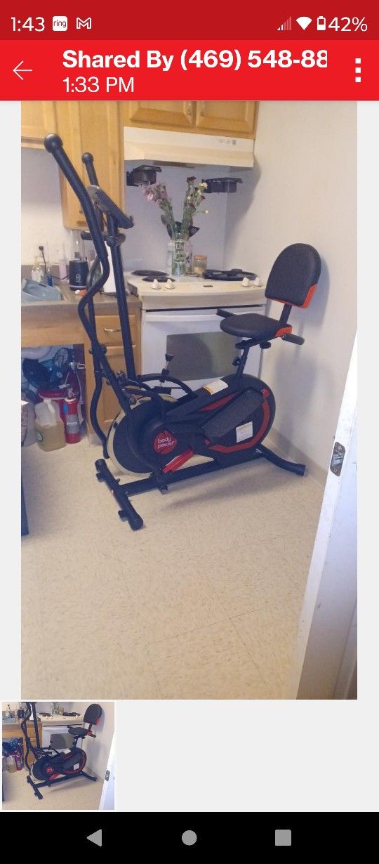 Exercise Bike Practically New