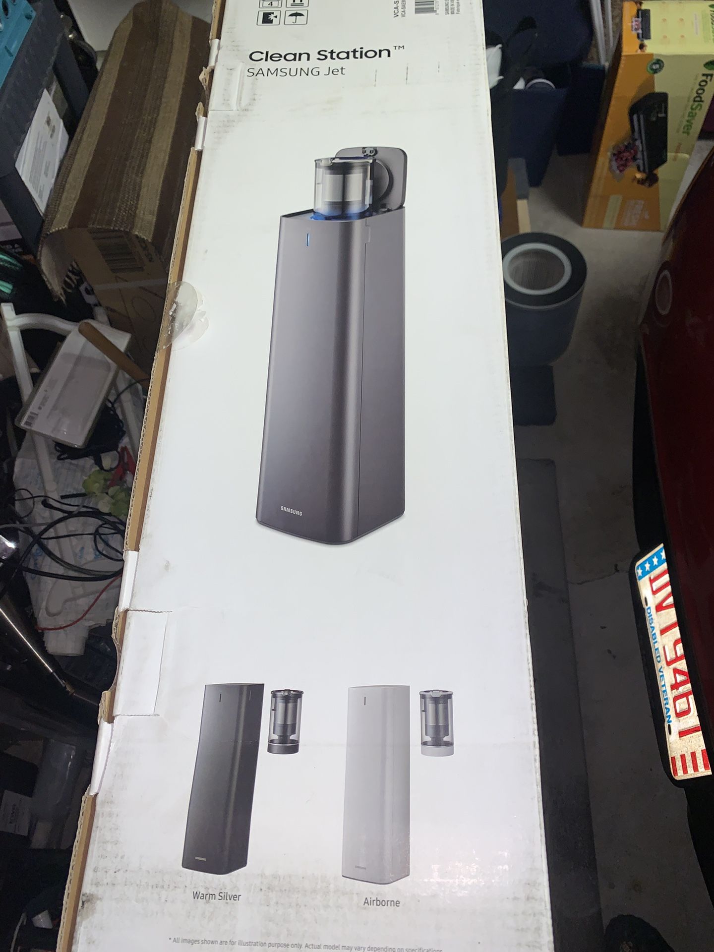 New 24 in. Samsung Clean Station in Silver for Jet Stick Vacuum