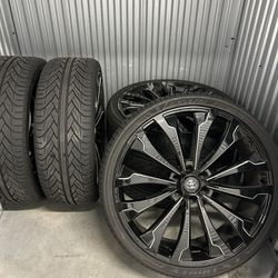 26” Custom Rims & Tires