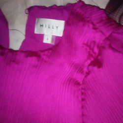 Milly Size 8 Pink Dress 
