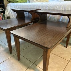 Mid-century End Tables- Priced For Both. Best Offer!