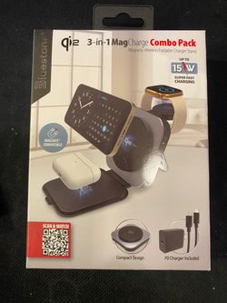 Bluestone 3-in-1 MagCharge Wireless Charging Stand
