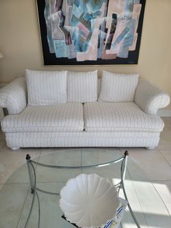 Sofa, love seat and chair