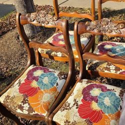 Antique John Smyth Walnut Chair Set 