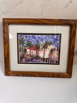 Set of 2 Framed Kimm Byers Signed Art Prints