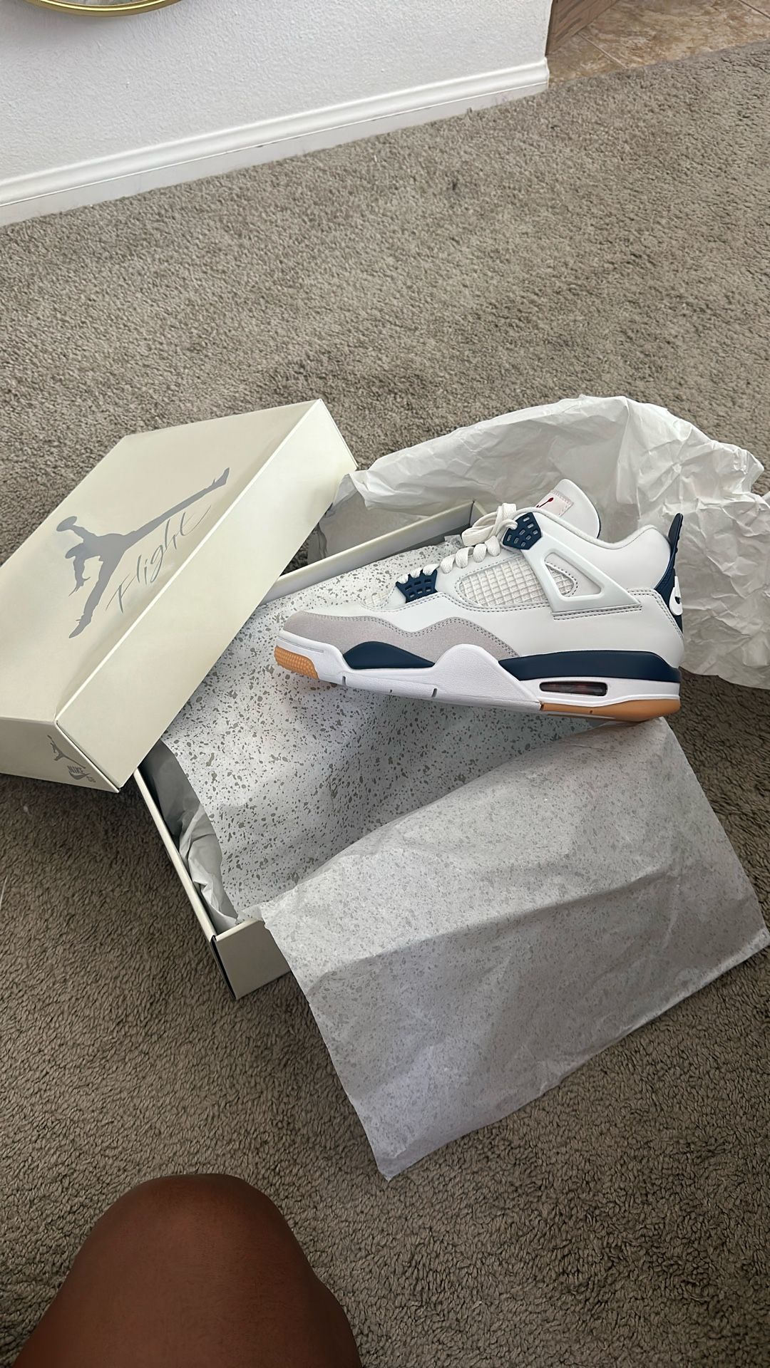 Nike SB x Air Jordan 4 Retro SP 'Navy' 7.5