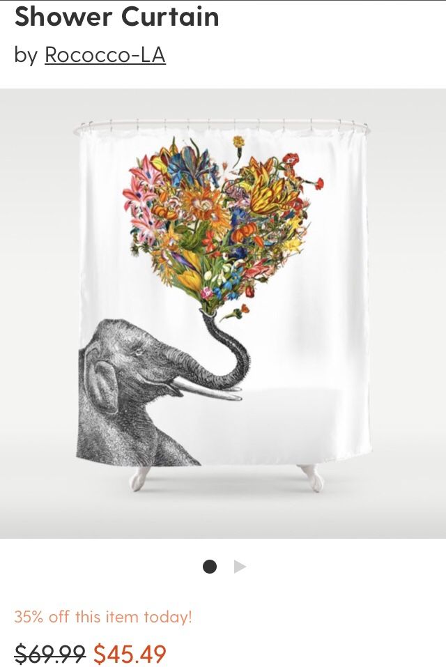 Rococo-LA shower curtain