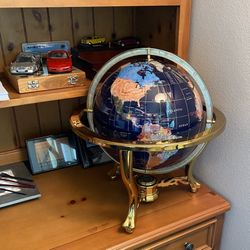 Nice Large ‘GEMSTONE World Globe’ - Great Deal!