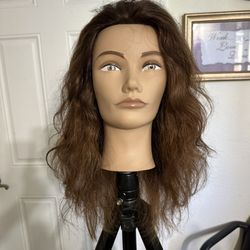 100% Human Hair Pivot Point Mannequin
