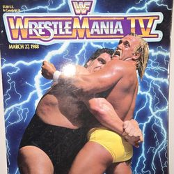 Vintage Wrestle Mania Program