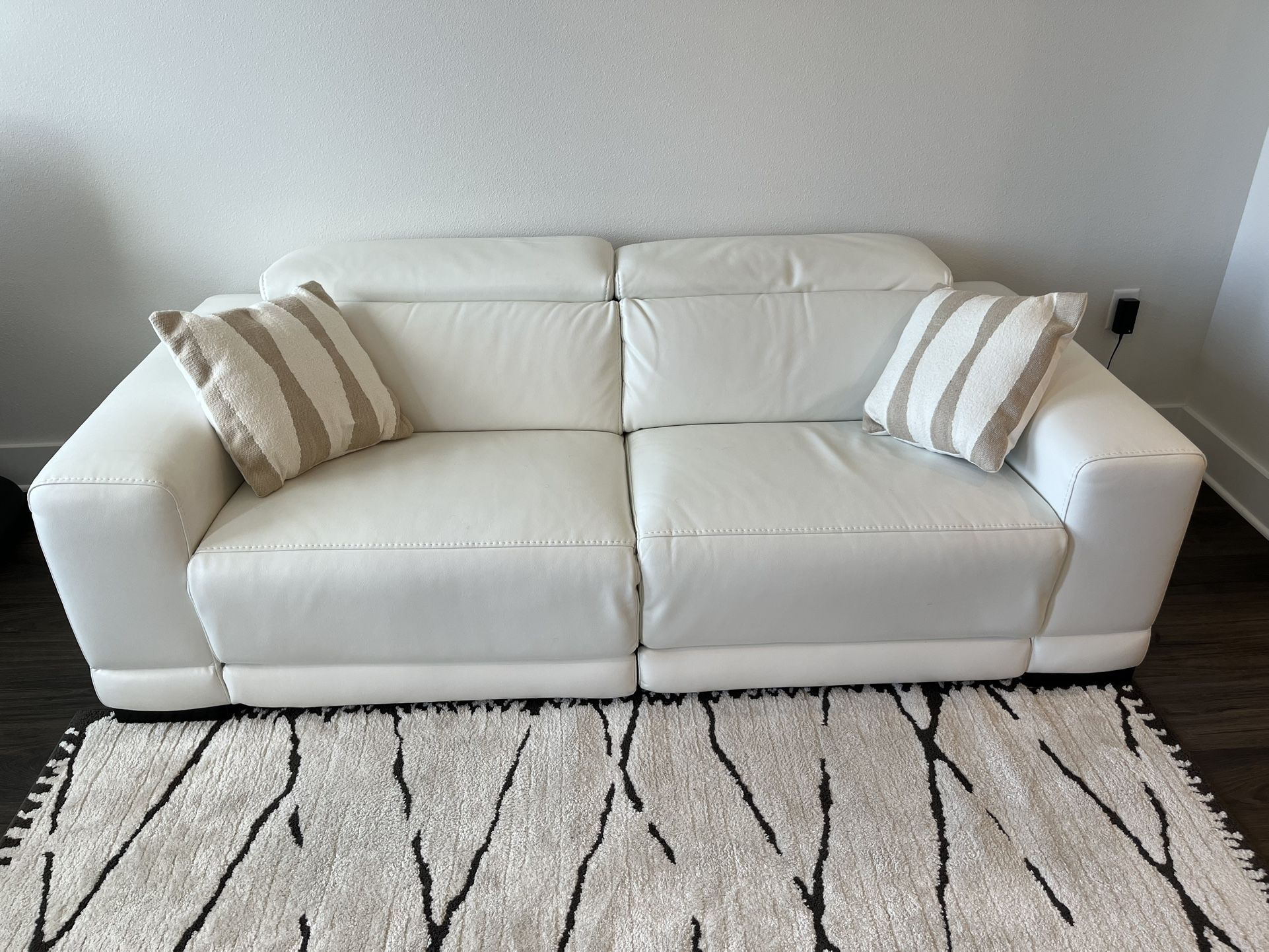 Leather Power Reclining Sofa