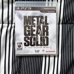 Metal Gear Solid The Legacy Collection PS3