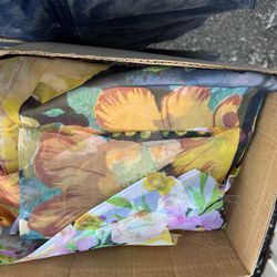 Full boxes of Fabric. All different Patterns. Approximately 15-20 boxes. 20 Dollars Each.
