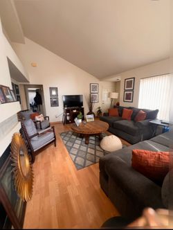 Beautiful custom gray couches