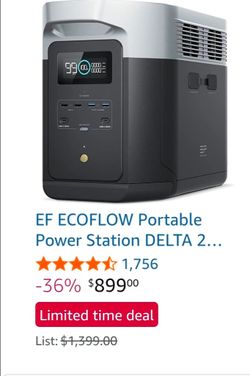 ECOFLOW PORTABLE POWER STATION DELTA 2