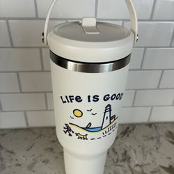 Life Is Good Tumbler-40oz - New