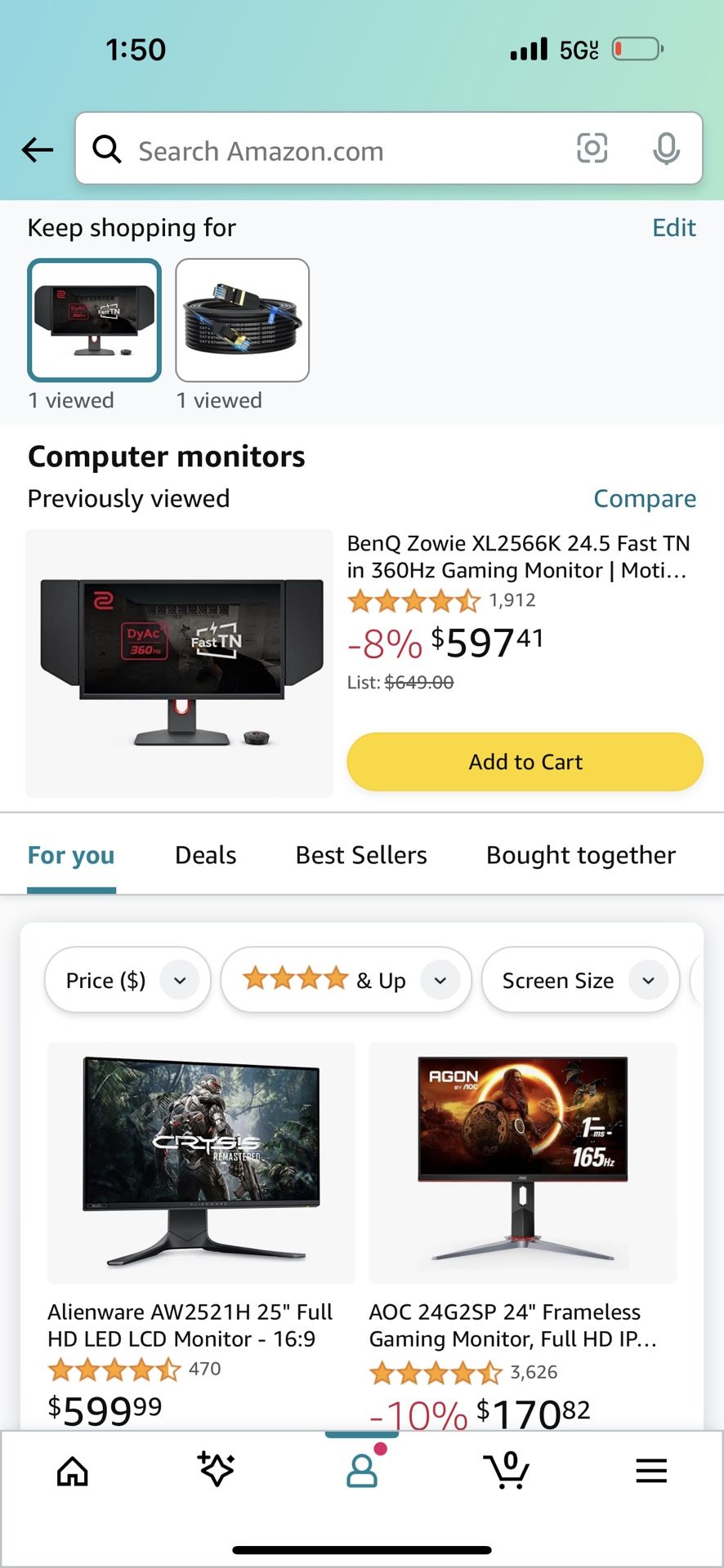Gaming Monitor BenQ Zowie XL 2566k