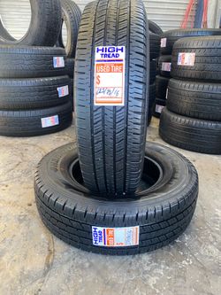 2 used tires 225/75/16