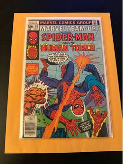 Marvel Team-Up #61 Spider-Man Human Torch Comic