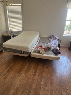 Temperpedic twin xl with adjustable base
