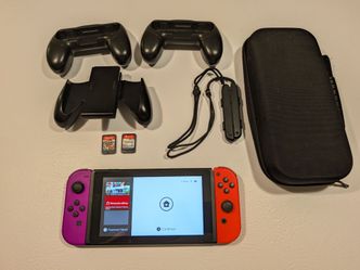 Nintendo Switch with Games and Accessories