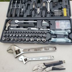 Pittsburg Tool Kit Set and Ajustable Wrenches 