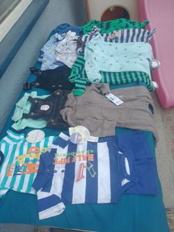 Baby Boy Bundle of Clothes -- Newborn